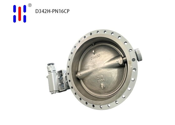 High Performance Butterfly Valve With PTFES Seal and Flanged Connection PN16