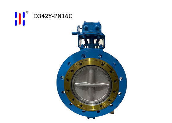 Flanged Double Eccentric Butterfly Valves PN16 Cast Steel  wafer lug type