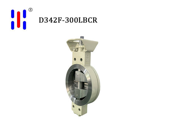 Disc 316L Soft Seal Butterfly Valve Double Flange Type Double Offset Butterfly Lug Type