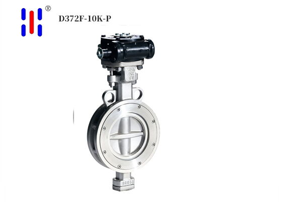 EPDM Double Eccentric Butterfly Valves Electronic Ultrapure Double Flange Valve 304SS 10K