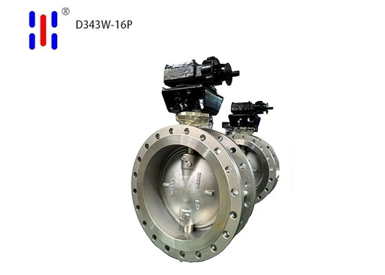 PN16 Triple Eccentric Butterfly Valve PN16 with Flange Interface