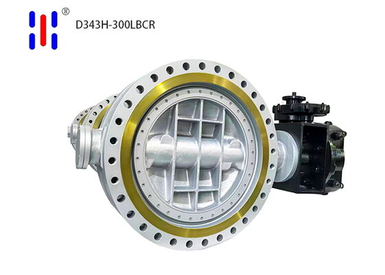 Manual Flange Triple Eccentric Hard Seal Butterfly Valve rictionless WCB & SS