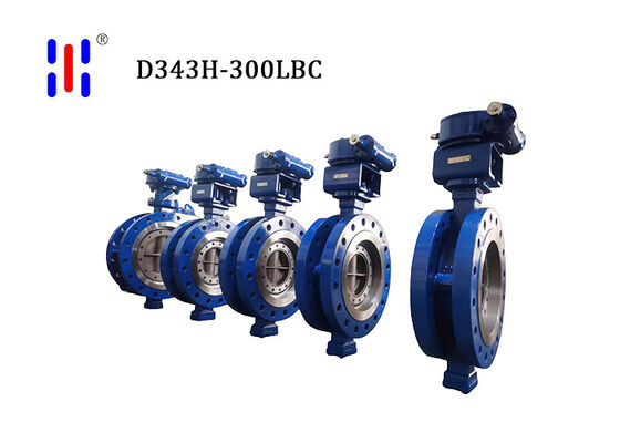 Carbon Steel Flanged 300LB Triple Offset Butterfly Valve for Gas
