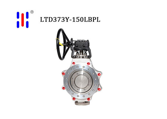 304L Triple Eccentric Butterfly Valves Lug Type Pneumatic Wafer Butterfly Valve For Water Treatment