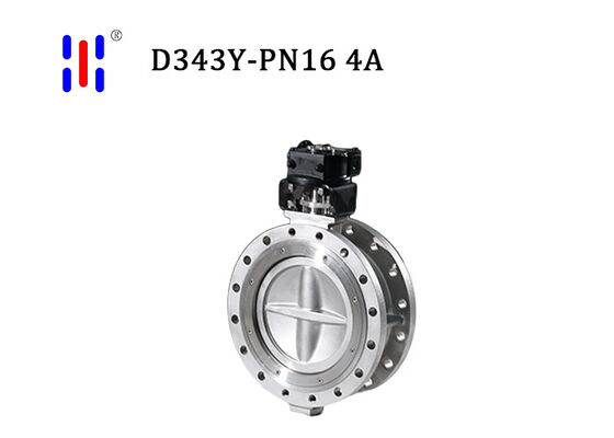 DN350 Triple Eccentric Butterfly Valves Duplex 2205 Triple Wafer And Lug Type Valves