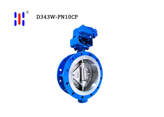 PN10 Carbon Steel/SS Triple Eccentric Butterfly Valve for Fluid Control