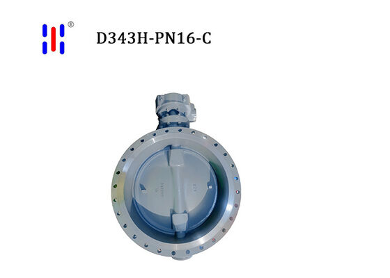 Flanged PN16 Carbon Steel Triple Offset Butterfly Valve with 13Cr Trim
