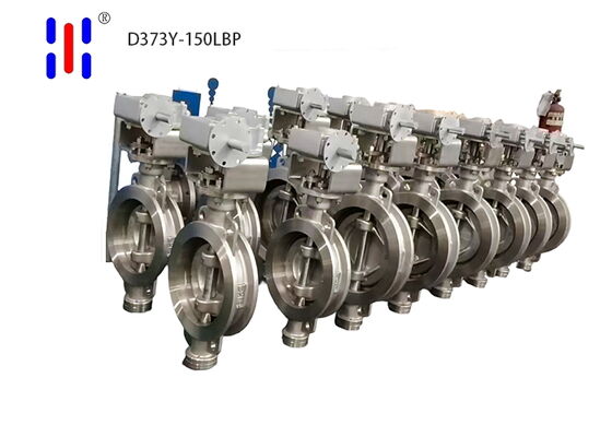 All Metal Seated Wafer 150LB 304 SS Triple Offset Butterfly Valve