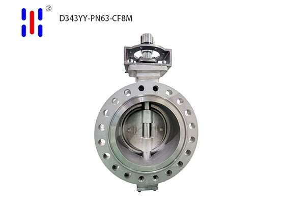 Removable Seat Flanged Triple Offset Butterfly Valve PN63 CF8M Body
