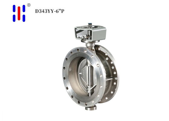 6in Flanged Triple Offset Butterfly Valve 304 SS Class 150 Water Iron Butterfly Valve