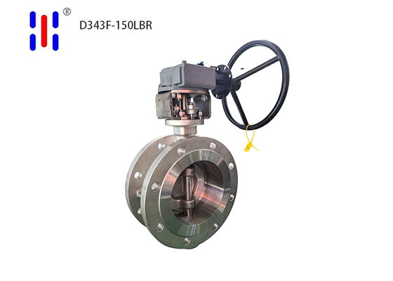 SS 316 Flanged Stainless Steel Butterfly Valves Class 150 Industrial Butterfly Valve