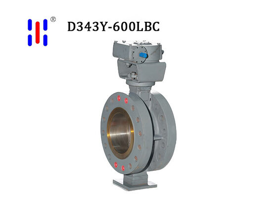 600LB High Temperature Butterfly Valve Flanged DN200 Triple Offset Valves