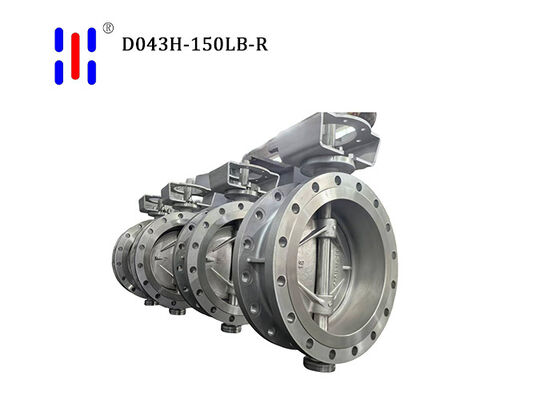 18 Inch Triple Eccentric Butterfly Valves Flanged 150LB Lug Style Valve For Oil Gas