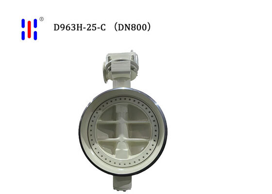 DN800 Electric Triple Eccentric Butterfly Valves PN25 Carbon Steel