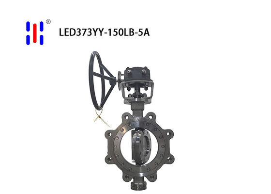 150LB Metal To Metal Butterfly Valves Duplex 2507 Chemical Plant Triple Offset