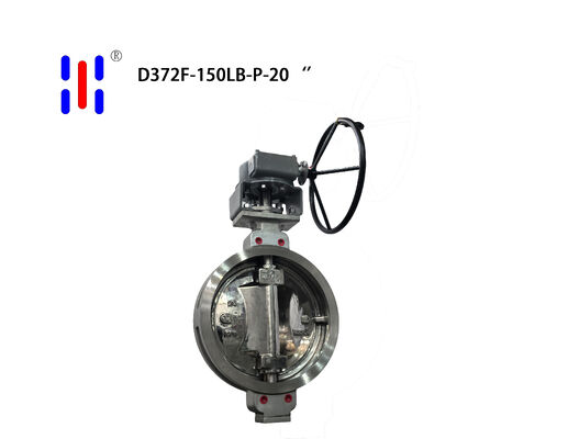 20in Wafer Double Eccentric Butterfly Valves 150LB Sanitary Mirror Polished 304 Offset Flanged