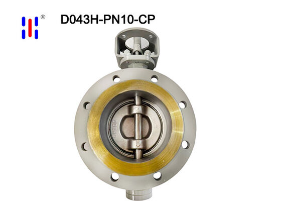 Flanged Triple Offset Butterfly Valve PN10 WCB 304 Oil Gas