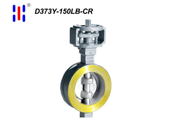Wafer 150LB Triple Offset Butterfly Valve Carbon Steel Metal Seat