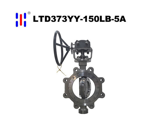 150LB Metal To Metal Butterfly Valves Duplex 2507 Chemical Plant Triple Offset