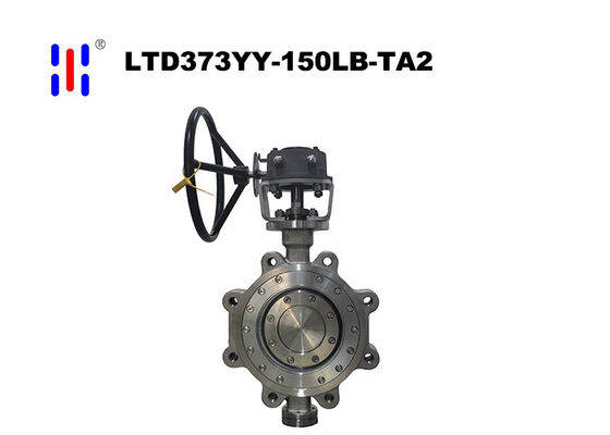 8Inch Metal To Metal Butterfly Valves Titanium Gr2 Lug 150LB Triple Offset
