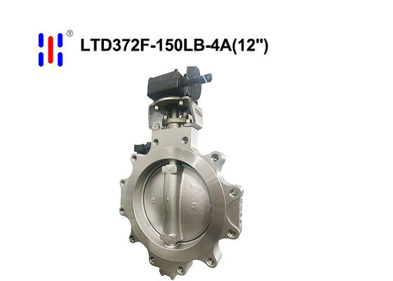Triple Offset Butterfly Valve for Gas Transmission 12Inch 150LB 4A Duplex Steel Lug Soft Seal