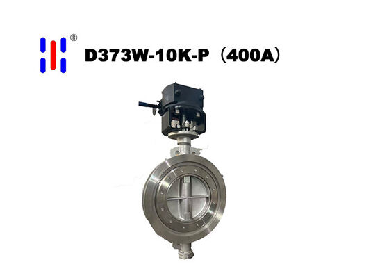 Wafer 10K 400A Triple Offset Butterfly Valve 304 SS for Petrochemical