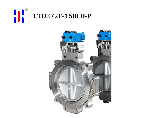 Food-grade DN80 304 SS Lug Type Soft Seal Double Offset Butterfly Valve