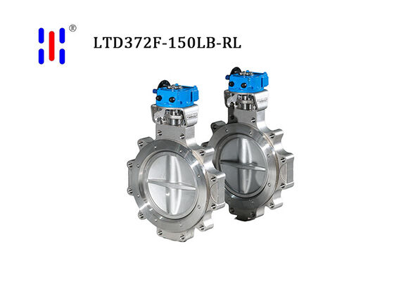 Double Eccentric Soft Seal Butterfly Valves For Fine Chemical Solvent Piping 316L