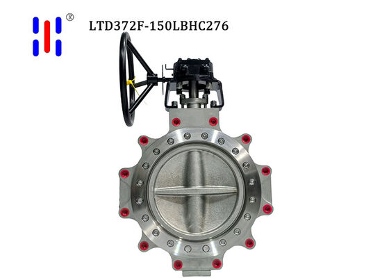 Hastelloy Butterfly Valve Flange End 150LB Lug Body Valve For High Corrosive Acid Media