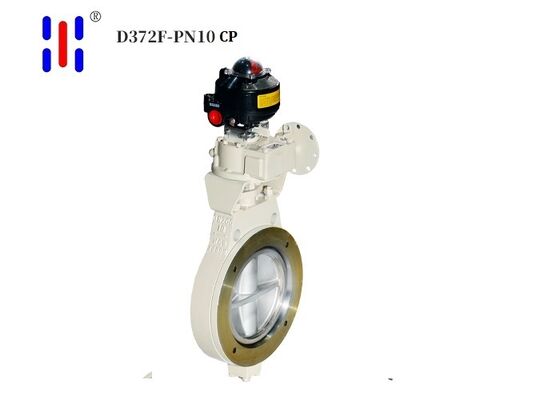WCB Body 304 Disc Double Eccentric Butterfly Valve for Industrial Cooling Water