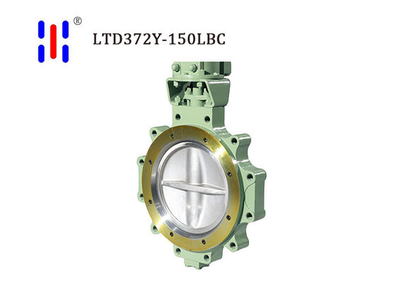API 598 Double Eccentric Butterfly Valves For High Temp Hot Air