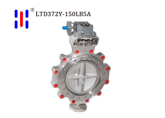 5A Duplex Double Eccentric Butterfly Valves Forged Lug For Subsea Pipelines