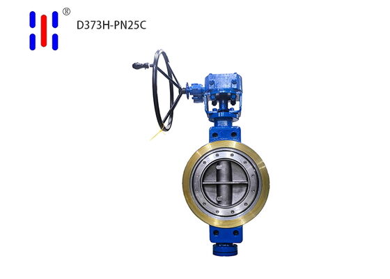 PN25 Manual Wafer Frictionless Hard Seal Triple Eccentric Butterfly Valve