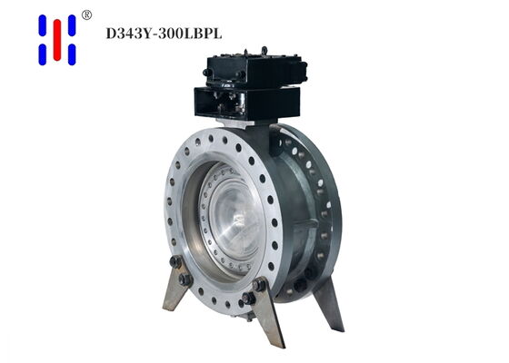 304L Stainless Steel Flanged 300LB Triple Offset Butterfly Valve