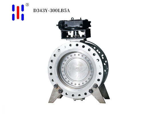 Super Duplex 2507 Flanged 300LB Triple Offset Butterfly Valve for Oil & Gas