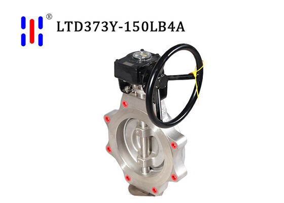 Duplex 2205 Triple Offset Valve Butterfly Lug 150LB For Marine Service