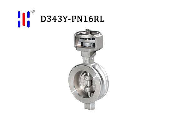 904L DN100 Triple Butterfly Valve Pneumatic PN16 Flanged 316L For Chemical