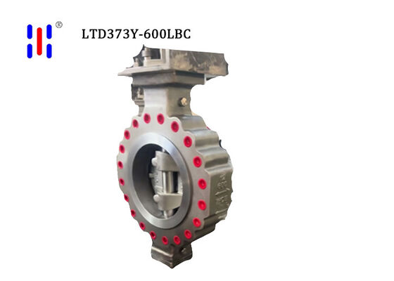 High Pressure Lug Class 600 Triple Offset Butterfly Valve Alloy Steel Trim