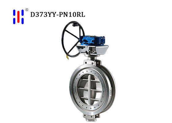 Wafer PN10 Stainless Steel Butterfly Valves 316L Triple Offset Butterfly Valve for Chemical