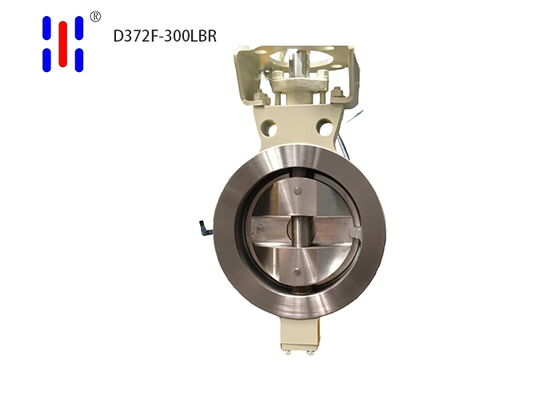 Wafer Type 300LB 316 SS Triple Offset Butterfly Valve  for Chemical Service