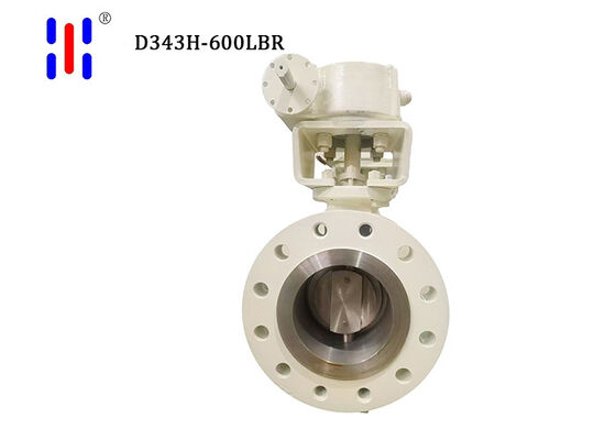 High Pressure Cryogenic Flanged 600LB 316 SS Triple Offset Butterfly Valve