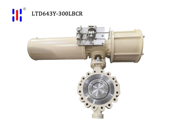 Lug Type Pneumatic Class 150 Triple Offset Butterfly Valve C&SS Body 316 Seat