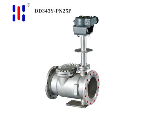 SS304 Low Temperature Butterfly Valve Flanged PN25 Triple Offset Butterfly Valve