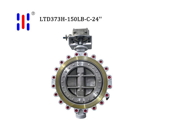 24In Triple Offset Metal Seated Butterfly Valve Lug 150LB For Power Plant Triple Offset
