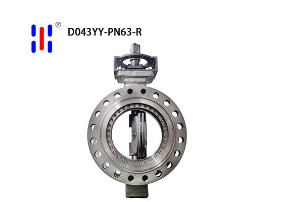 DN500 Metal To Metal Butterfly Valves PN63 Flanged SS316 Metal Seated Triple Eccentric