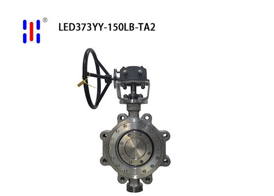 8Inch Metal To Metal Butterfly Valves Titanium Gr2 Lug 150LB Triple Offset