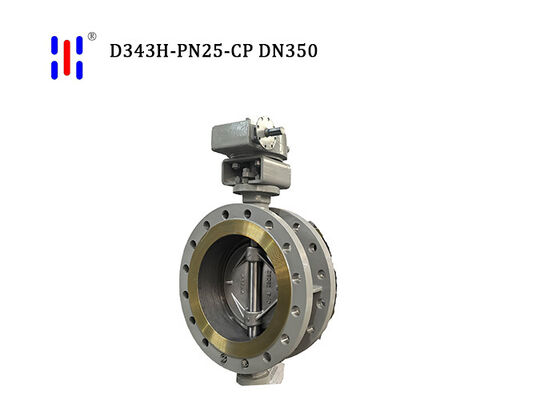 CS 304 Flange End Butterfly Valve Disc Triple Offset Butterfly Valve For Steam