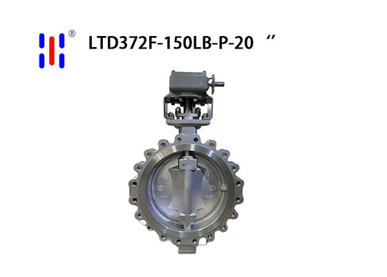20 Inch Double Offset Valves Lug 150LB SS PTFE Seat Eccentric Butterfly Valves For Water