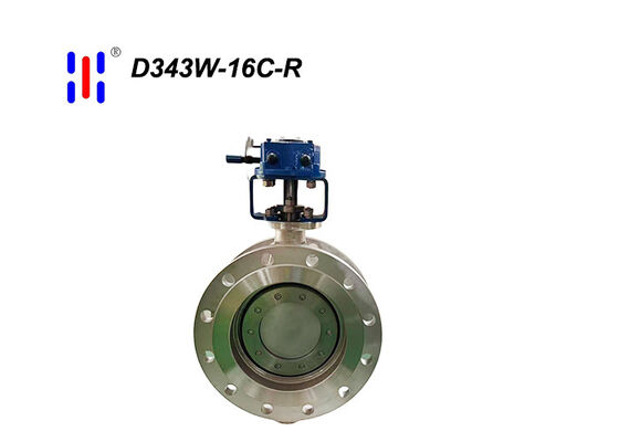 Flanged PN16 Triple Offset Butterfly Valve DN300 CS Body 316 Disc Oil Gas 
