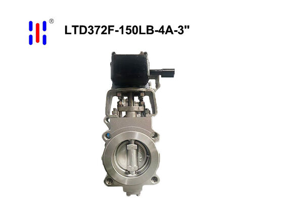 Paper Industry 3Inch 150LB 4A Duplex Steel Triple Offset Butterfly Valve with Lug Soft Seal